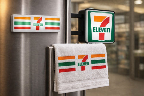7-Eleven LED Lightbox Magneet en Gastendoekje bundel