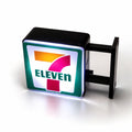 7 Eleven Koelkast Magneet Met LED Verlichting- Retro Mini Bord